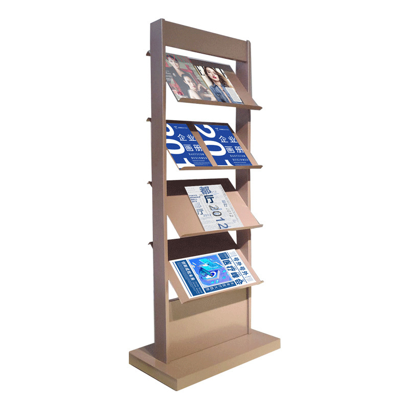 Used Brochure Display Racks Sales Department Information Rack Vertical Floor Standing Brochure ...