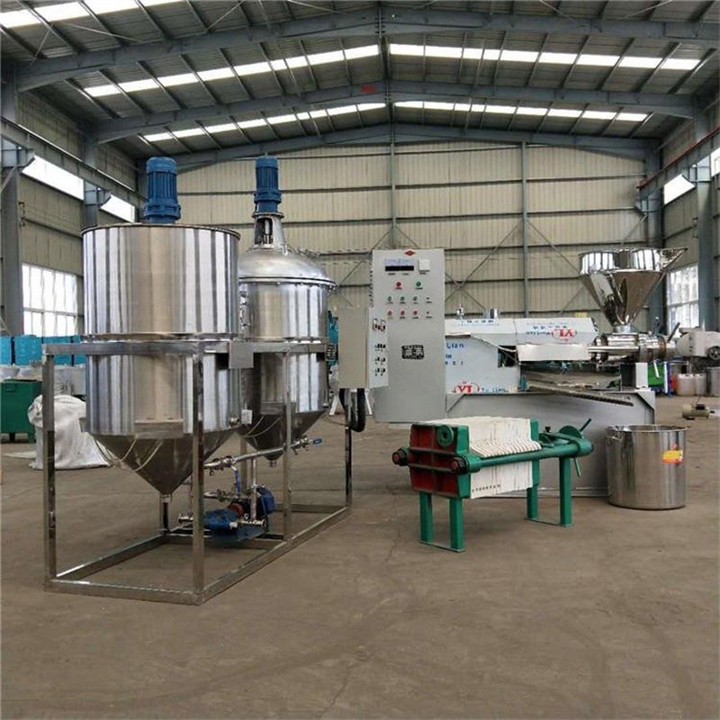 Decolorization Tank Small two-tank edible oil refining equipment Oil Mill crude oil ...