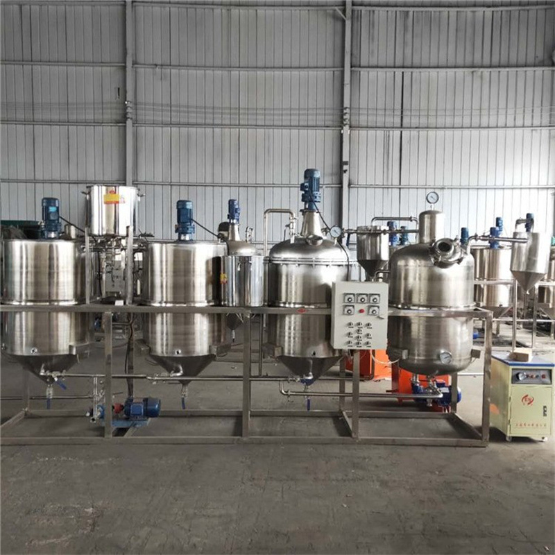 Decolorization Tank Small two-tank edible oil refining equipment Oil Mill crude oil ...