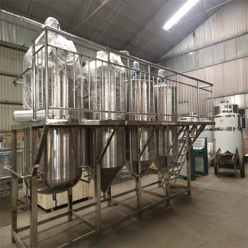 Decolorization Tank Small two-tank edible oil refining equipment Oil Mill crude oil ...