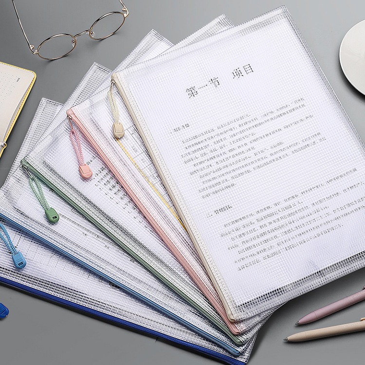 A4 file bag transparent material student test paper bag material file ...