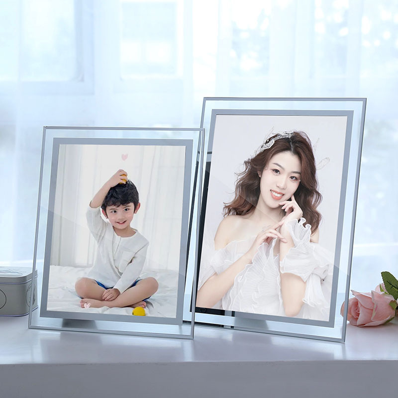 Simple crystal glass photo frame 6-inch photo frame decoration 5 ...